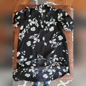 Shein Hi Low Floral Shirt